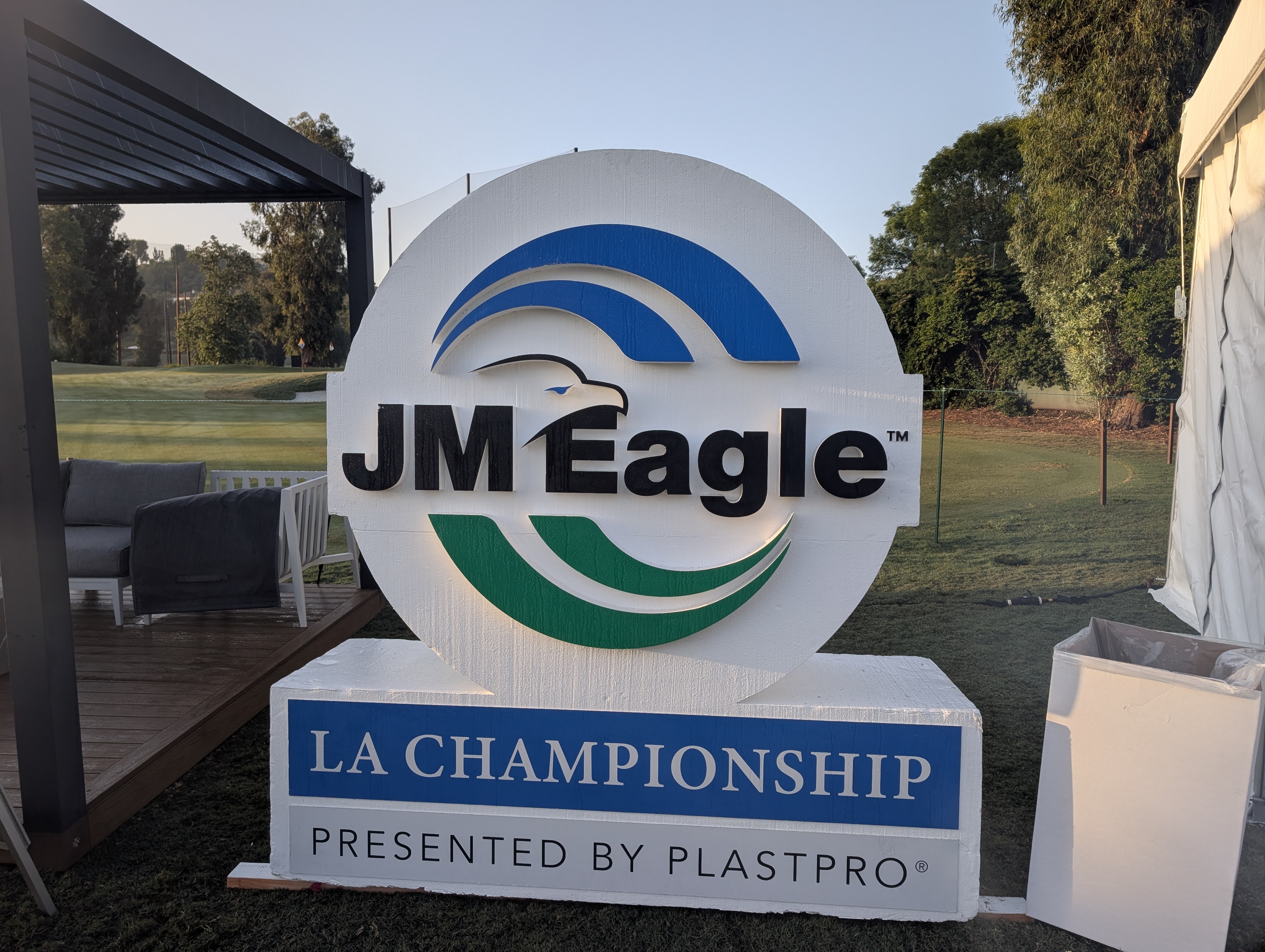 El Caballero Country Club – JM Eagle LA Championship - Volunteer Standard Bearer Aaron G Beebe