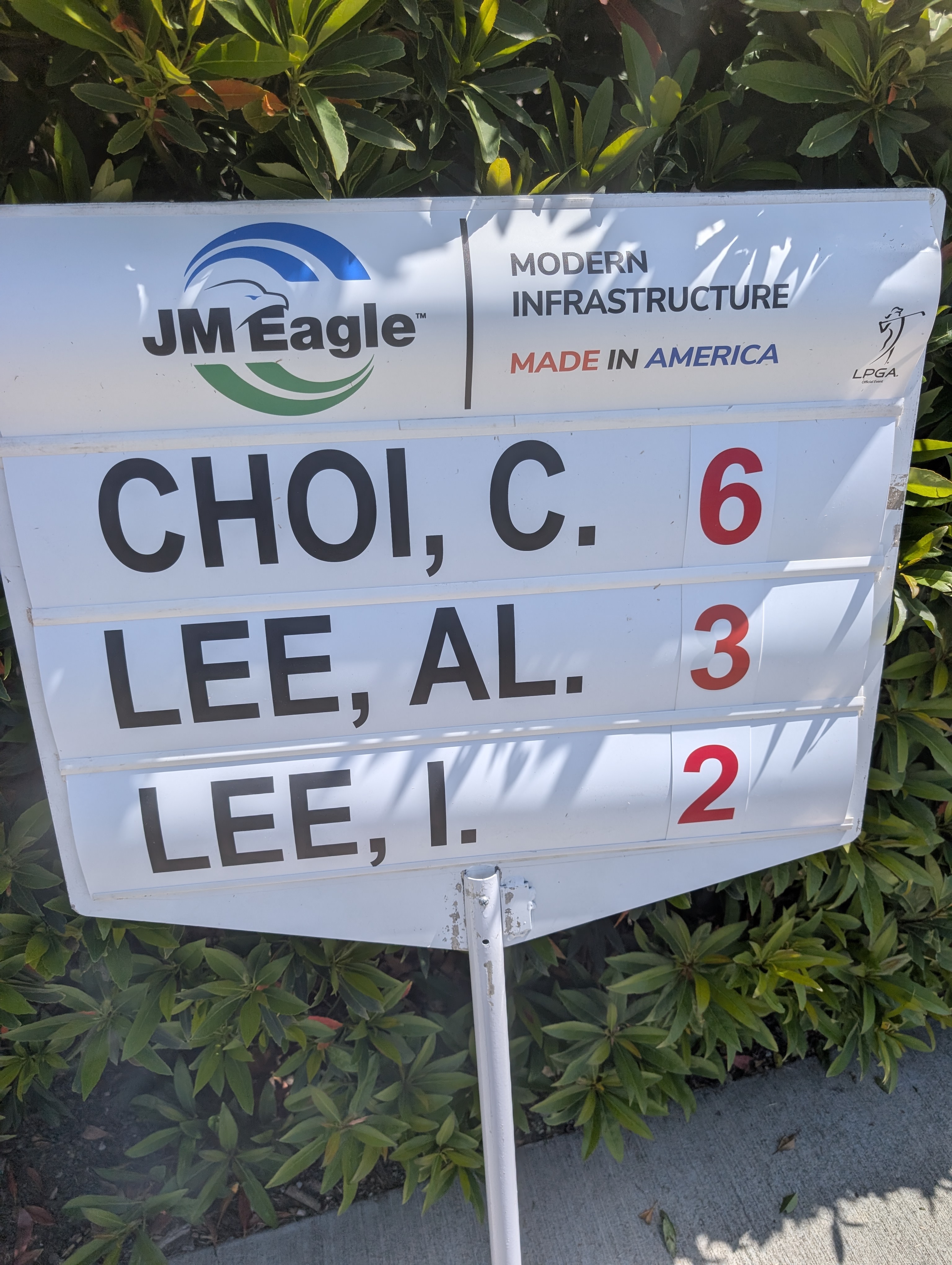 El Caballero Country Club – JM Eagle LA Championship - Volunteer Standard Bearer Aaron G Beebe