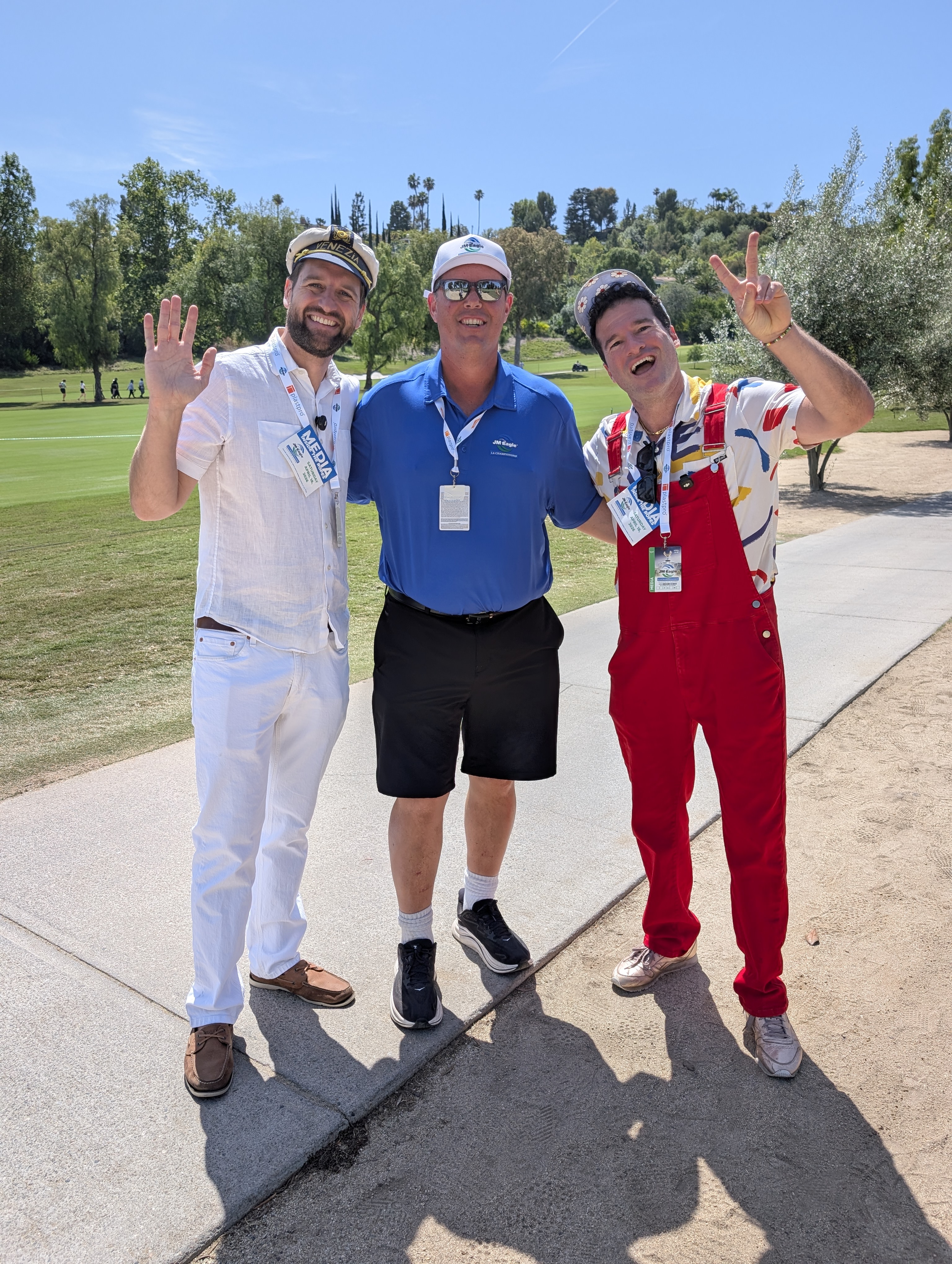 El Caballero Country Club – JM Eagle LA Championship - Volunteer Standard Bearer Aaron G Beebe