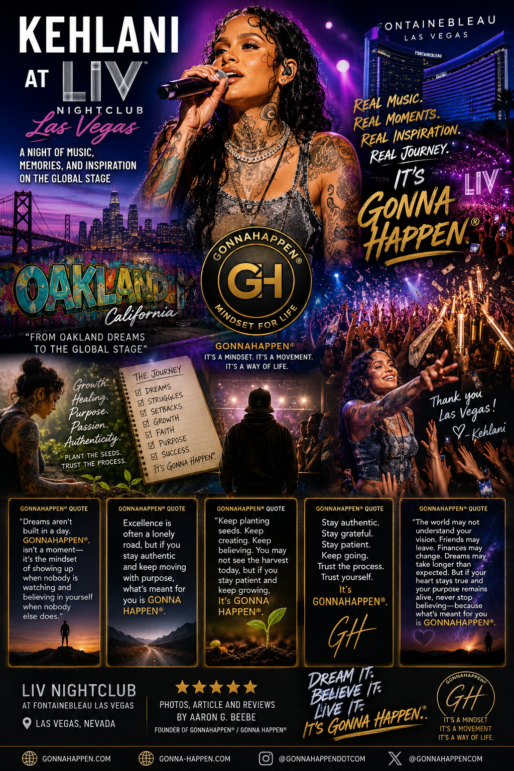 Kehlani at LIV Nightclub Las Vegas: A Night of Music, Memories, and Inspiration on the Global Stage By Aaron G. Beebe | GONNAHAPPEN® / GONNA HAPPEN®